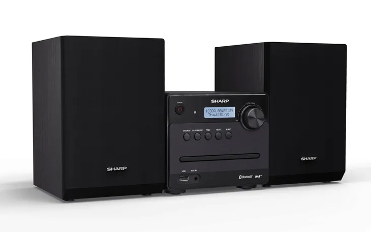 WIEŻA STEREO SHARP XL-B515D KOREKTOR DŹWIĘKU MP3 USB CD AUX BLUETOOTH PILOT