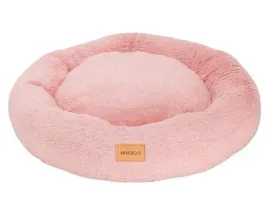 mimiko-pets-legowisko-shaggy-okragle-m-45cm-rozowe