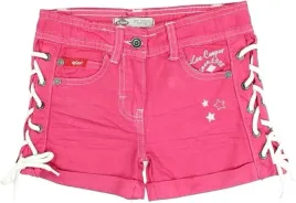 lee-cooper-rozowe-krotkie-spodenki-z-wiazaniem-i-haftem-158-164-j9a