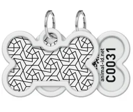 collar-waudog-smart-id-zawieszka-z-qr-paszportem-kosc-4x3cm-geometria