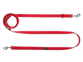 chaba-smycz-tasma-regulowana-m-16mm-260cm-czerwona