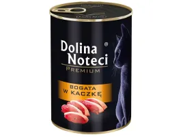 mokra-karma-dla-kota-bogata-w-kaczke-400g-dolina-noteci-premium