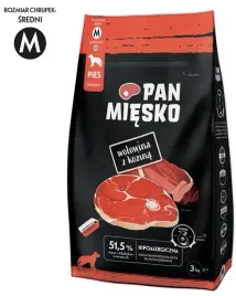 pan-miesko-karma-sucha-dla-psa-wolowina-i-kozina-chrupki-m-3kg