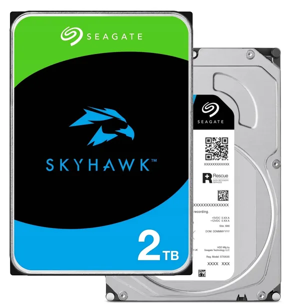 Dysk twardy HDD 2TB Seagate Skyhawk do CCTV do pracy 24/7