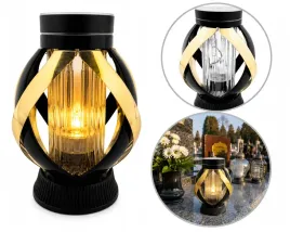 znicz-solarny-czarny-i-zloty-wstega-lampion-na-grob-calodobowy