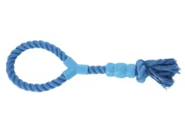 dingo-zabawka-dla-psa-sznur-z-gryzakiem-denta-fresh-41cm-niebieski