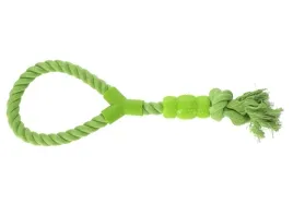 dingo-zabawka-dla-psa-sznur-z-gryzakiem-denta-fresh-41cm-zielony