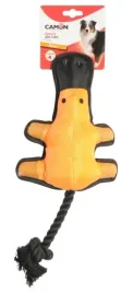 camon-dog-toy-nylonowy-dziobak-z-piszczalka-i-lina