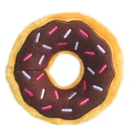 zippypaws-pluszowy-donut-mini-czekoladowy-zp811