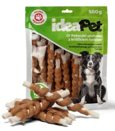ideapet-paleczki-wolowe-z-krolikiem-twister-500g