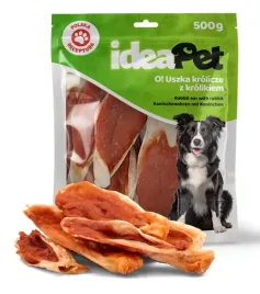 ideapet-uszka-krolicze-z-krolikiem-500g