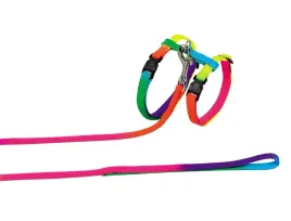 szelki-ze-smycza-dla-kota-rainbow-nobby-teczowe