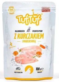 tuf-tuf-kurczak-z-marchewka-dla-psa-saszetka-100g