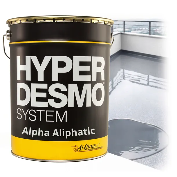 Posadzka Żywiczna Żywica na Balkon Hyperdesmo Alpha Aliphatic Szary 25kg