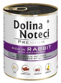 dolina-noteci-premium-pies-krolik-i-zurawina-puszka-800g
