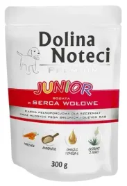 dolina-noteci-premium-pies-junior-serca-wolowe-saszetka-300g