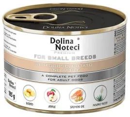 dolina-noteci-premium-pies-maly-ges-ziemniaki-i-jablko-puszka-185g
