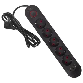 listwa-zasilajaca-maclean-mce395-b-przedluzacz-5-gniazd-3xusb-110-240v