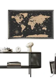 obraz-mapa-swiata-czarny-vintage-30x40-opa
