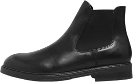 selected-homme-czarne-skorzane-sztyblety-gladkie-wsuwane-40-n1d