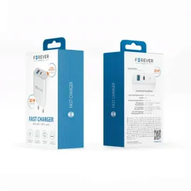 forever-ladowarka-sieciowa-pd-qc-tc-07-30ac-1x-usb-c-1x-usb-30w-biala