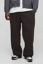 boohooman-luzne-spodnie-dresowe-meskie-brazowe-plus-size-5xl-z3a-5xl-z-a