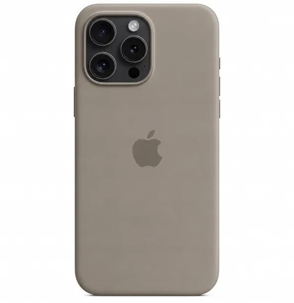 Silikonowe Etui z MagSafe do iPhone 15 Pro Clay Beż