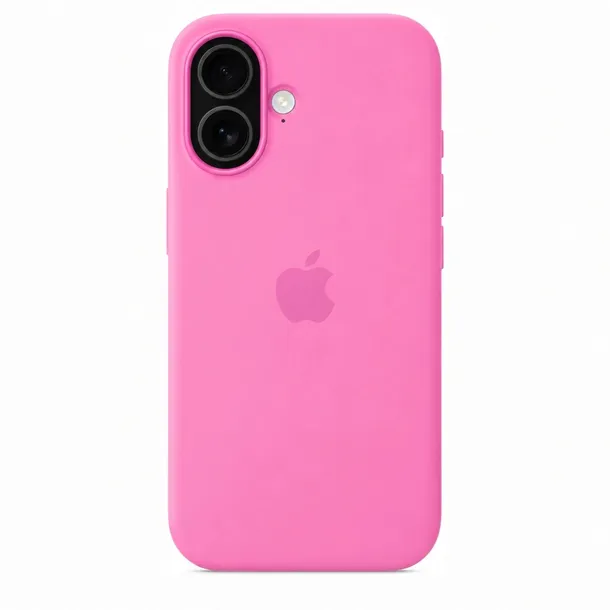 Silikonowe Etui z MagSafe do iPhone 16 Pink Piwonia