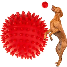 zabawka-dla-psa-pilka-jezyk-piszczaca-z-kolcami-masuje-dziasla-7cm