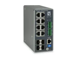 przelacznik-przemyslowy-levelone-8xge-4xsfp-turing-zarzadzany-l3-1gbps