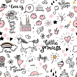 tapeta-na-flizelinie-jednorozec-unicorn-princessa