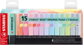 zakreslacze-boss-original-pastelowe-15-sztuk