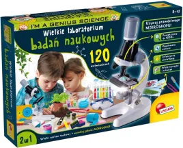 lisciani-i-m-a-genius-wielkie-laboratorium-120-eksperymentow-z-mikroskopem