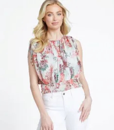 guess-top-w-kwiaty-damski-z-marszczeniami-gladki-xl-gga
