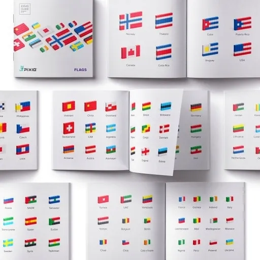klocki-pixio-111-flags-rodzaj-zestaw