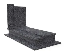 nagrobek-granitowy-pomnik-premium-z-polka-grafitowy-granit-jak-impala