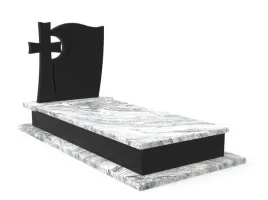 nagrobek-granitowy-z-krzyzem-rzezbionym-premium-czarno-bialy