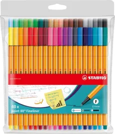 cienkopis-point-88-40-kolorow-etui-stabilo