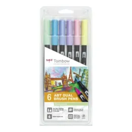 flamastry-brush-pen-dwustronne-pastel-6-kolorow