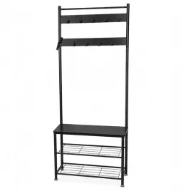 wieszak-garderoba-do-przedpokoju-z-lawka-2-polki-na-buty-czarna-175cm