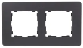 simon-detail-82-ramka-podwojna-detail-original-premium-grafit-podstawa-al