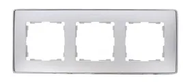 simon-detail-82-ramka-potrojna-detail-select-metal-aluminium-podstawa-chr