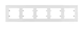 lumina-intense-ramka-5-krotna-pozioma-biala-wl5750