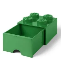lego-r-pojemnik-klocek-z-szuflada-czworka-zielony