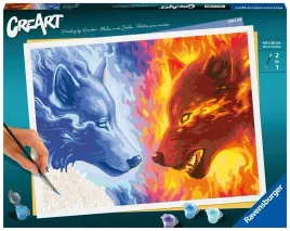malowanie-po-numerach-ravensburger-wilki