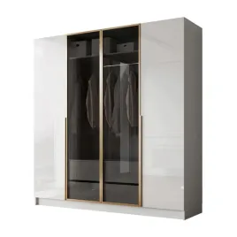 czterodrzwiowa-szafa-atrium-gold-gloss-zlote-uchwyty-oswietlenie-led