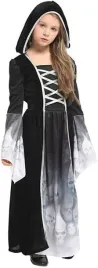 kostium-duch-dziewczynka-halloween-sukienka-z-kapturem-140-150-cm-xxl