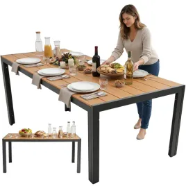 stol-ogrodowy-tarasowy-aluminiowy-blat-polywood-imitacja-drewna-140x80cm
