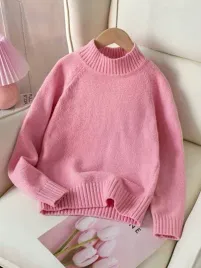 shein-rozowy-sweter-dzieciecy-z-polgolfem-i-prazkowaniem-146-152-1la