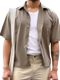 shein-bezowa-koszula-casual-z-krotkim-rekawem-i-kolnierzykiem-l-1la